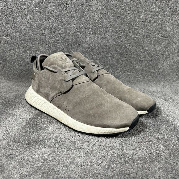 Adidas Originals NMD_C2 Boost BY9913 Men’s Size 13 Brown Nubuck Leather Shoes
